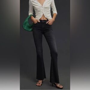 MOTHER Charcoal Flare & Wide Leg Jeans